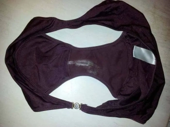 くっそ汚ねえ黒パンティの画像!これがフェチって世の中広いなwの画像