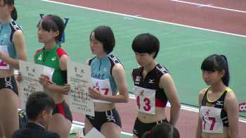 【動画】新潟県総体女子100ｍ表彰式 2019の画像
