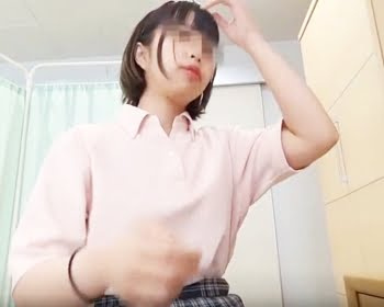 着衣に仕込んだ高性能カメラで健康診断にやって来た女子校生の身体を隠し撮りの画像