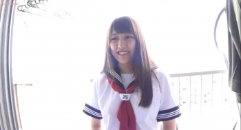【里美まゆ】変態おじさんに調教される悦びを感じてしまった女子校生!セーラー服で露出フェラチオ奉仕の画像
