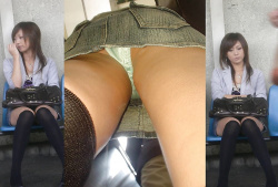 （顔出し）パンツ逆さ撮り画像wローアングルで狙う最強の街撮り画像の画像
