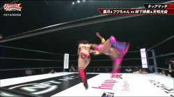 【動画】フワちゃん、プロレスでガチでラリアットを食らってしまうの画像