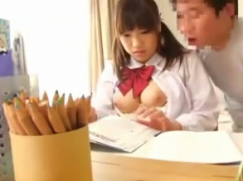 【強姦】ウブで大人しい巨大巨乳教え子の部屋に隠しカメラを設置し親に内緒で性教育を叩き込む変質家庭教師！（沙藤ユリ）の画像