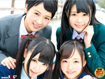 《JK☆素人男性》お嬢様JKのえっちでキケンなアソビ…いつでもどこでも大複数プレイwwおっさんに嵌め倒される猥らな容姿の画像