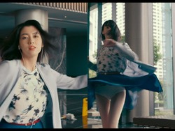 放送された映画ダンスウィズミー三吉彩花のスカートふわりパンチラエロすぎの画像