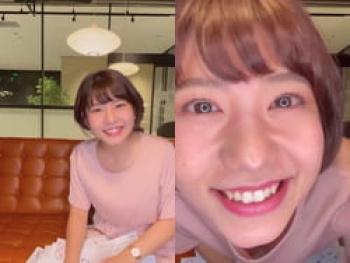 元ご当地アイドルで静岡放送女子アナ矢端名結がFカップ乳首胸チラしてしまうの画像