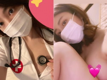 美人現役看護学生のお姉さんが巨乳晒したエッチなヌード自撮りの画像