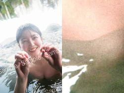 乃木坂46久保史緒里の初写真集限定温泉カットで乳首が映り込むの画像