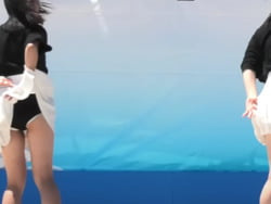 JKダンス部のスカートパンチラアンスコハミパンがエロいの画像