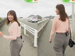 静岡朝日テレビの白木愛奈アナがえっちな尻パン線晒しながら散歩の画像