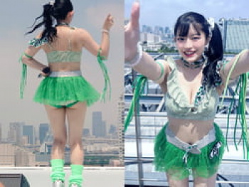 TIF出演のアプガ(仮)のアイドルがスカート短すぎてお尻丸出しの画像