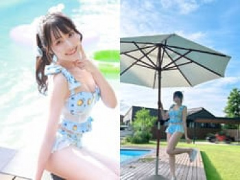 声優の守屋亨香が初水着姿になって谷間おっぱいを解禁の画像