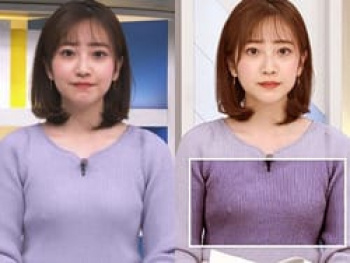 TBS女子アナ南後杏子が着衣乳首勃起してしまう放送事故の画像