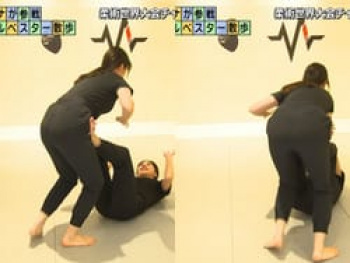 モヤモヤさまぁ〜ず2で柔術する女子アナのデカケツがエロいの画像