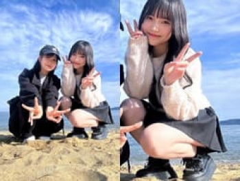 STU48岡村梨央がインスタで縞々パンツをパンチラの画像