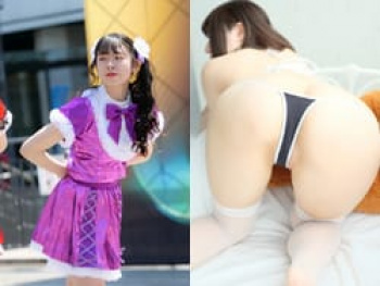 某地下アイドルがマン肉が見えるエグい営業をさせられてしまうの画像