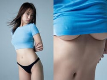 巨乳グラドル大原優乃がついに乳輪透け乳首ポチと生尻を解禁の画像