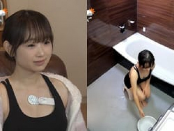 あさイチで巨乳お姉さんが入浴中のエッチな谷間を見せるの画像