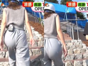 フジアナ阿部華也子がめざましTVでえっちなパツパツ着衣尻晒すの画像