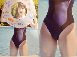 AKB48橋本陽菜が1st写真集でエロいハイレグスク水を解禁の画像