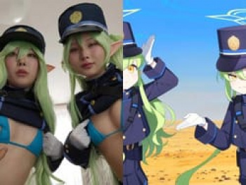 ブルアカ登場の姉妹キャラ、シュポガキが実写AV化されてしまうの画像