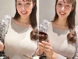 静岡朝日アナの佐々木沙羅がXにあげた着衣巨乳がエロいと話題にの画像