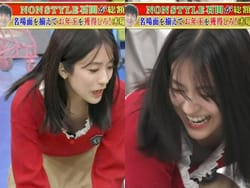 ラヴィット！田村真子アナがギリギリ胸チラサービスの画像