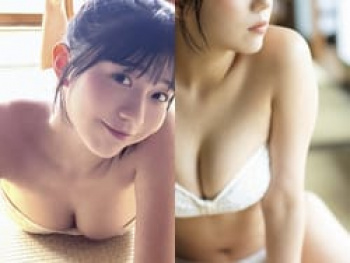 STU48工藤理子、水着グラビアで乳ポロリして乳首のようなものを晒すの画像