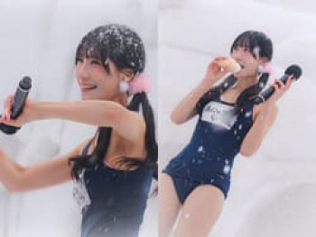 地下アイドルがさっぽろ雪まつり会場でスクール水着を着て歌ってバズるの画像