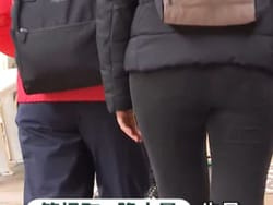 news zeroでむっちりパツパツな観光客のお尻が盗撮されるの画像