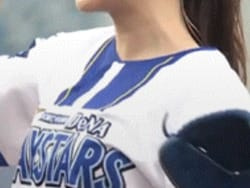 日向坂46藤嶌果歩が横浜スタジアム始球式で乳揺れしまくるの画像