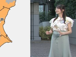 THE TIME, 気象予報士羽田優里奈がむっちり巨乳すぎて喋るたびに乳揺れの画像