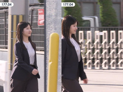 WBSトレタマで美人新人アナ北川莉央が着衣乳揺れを披露の画像