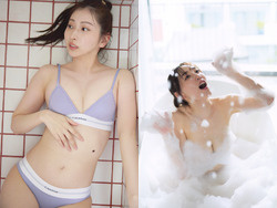 元Juice＝Juice植村あかり写真集でカルバンクラインと泡風呂ヌード解禁の画像