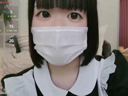 メイドカフェ勤務スケべ美少女「萌え萌えキューンwやばい!危ない…またイクところだった…」リモバイオナニー!ライブチャットの画像