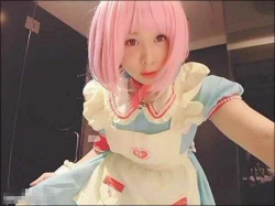 顔出し夢〇りあむコスプレ「あぁん…あんあん！」夢〇りあむコスプレイヤー淫乱美少女！ライブチャットの画像