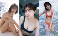 北野瑠華のエロ画像。元SKE48の全裸ヌード＆巨乳おっぱい水着の画像