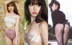 小嶋陽菜のドスケベボディエロ画像まとめ。ハミ大陰唇が抜ける。の画像