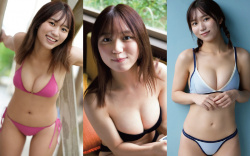 川道さら（くろがねさら）のエロ画像。ビキニ水着姿＆巨乳ヌードの画像