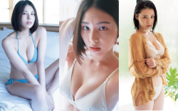 相楽伊織のエロ画像。写真集のランジェリー下着姿＆巨乳な水着姿の画像