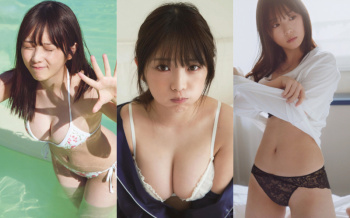 与田祐希のエロ乳首！写真集のランジェリー下着姿＆水着姿の画像の画像