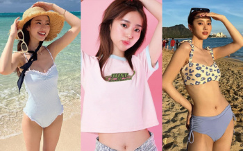 中町綾のエロ画像まとめ。インスタのBカップ美乳おっぱい水着姿の画像