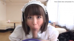 【晶エリー】 当然のようにメイドさんがフェラ抜きなさる喫茶店の画像